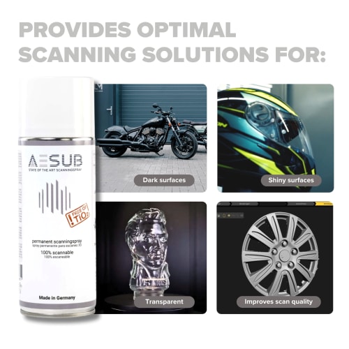 AESUB White, 1 can, permanent product photo Back View L