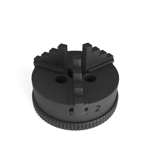 OmniFix CT plastic scroll chuck &Oslash;35 product photo Front View L