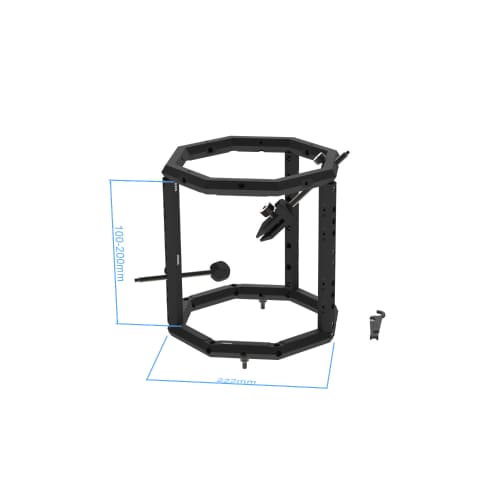 Reference Frame Kit 200 - hight from 100-200mm product photo Back View L