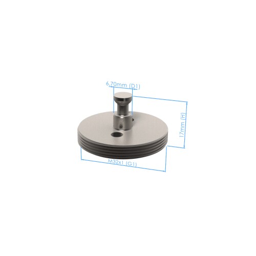 Bolt disk for Quader - M32x1, AF25, 5 pieces product photo Back View L