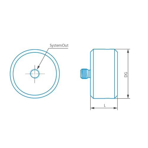 Counterweight for stylus systems product photo Front View L