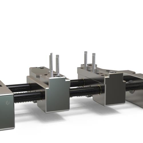 OmniFix metrologist vise 80 x 210 mm product photo Back View L