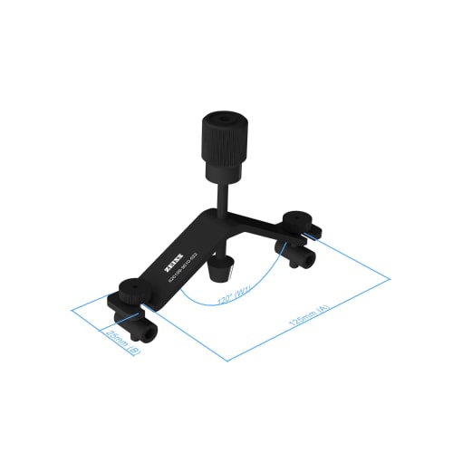 Clamp bracket for V-Block 120&deg; product photo Back View L