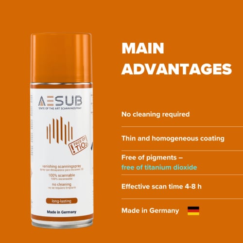 AESUB Orange, 1 can, vanishing, Scanning time approx. 4-8 h product photo Back View L