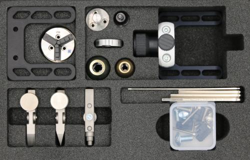 OmniFix specimen holder- kit with rotary axis product photo Back View L