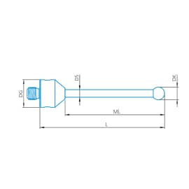 Stylus straight M5 DK3 L33 D!S pure product photo