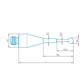 Stylus stepped M3 XXT, DK0.8 L31 product photo