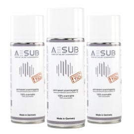 AESUB White, 1 case (12 cans), permanent product photo