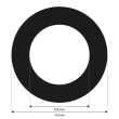 Reference Markers 0.4 mm, white, non-coded, medium adhesive strength, 3000 piece product photo