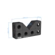 V-Block 90&deg; - 100x25x50mm, magnetic, AF25 product photo Back View S
