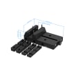 Vise - 175x100x50mm, clamping range 115, AF25 product photo Back View S