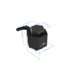 Pin cushion - rubberized pins 55x48,5, max N 150 product photo Back View S