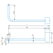 Stylus arm/Contour ML=58, MLE=25, B=7 product photo