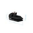 Parallel clamp with exchangeable jaws product photo Back View S